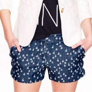 J. Crew Chambray Shorts Size 4